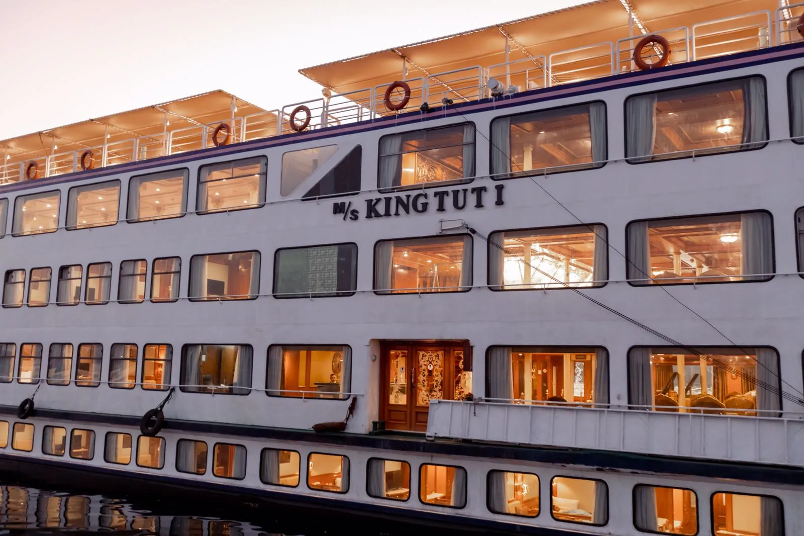 Exterior view of the MS King Tut I Nile Cruise Nile cruise ship